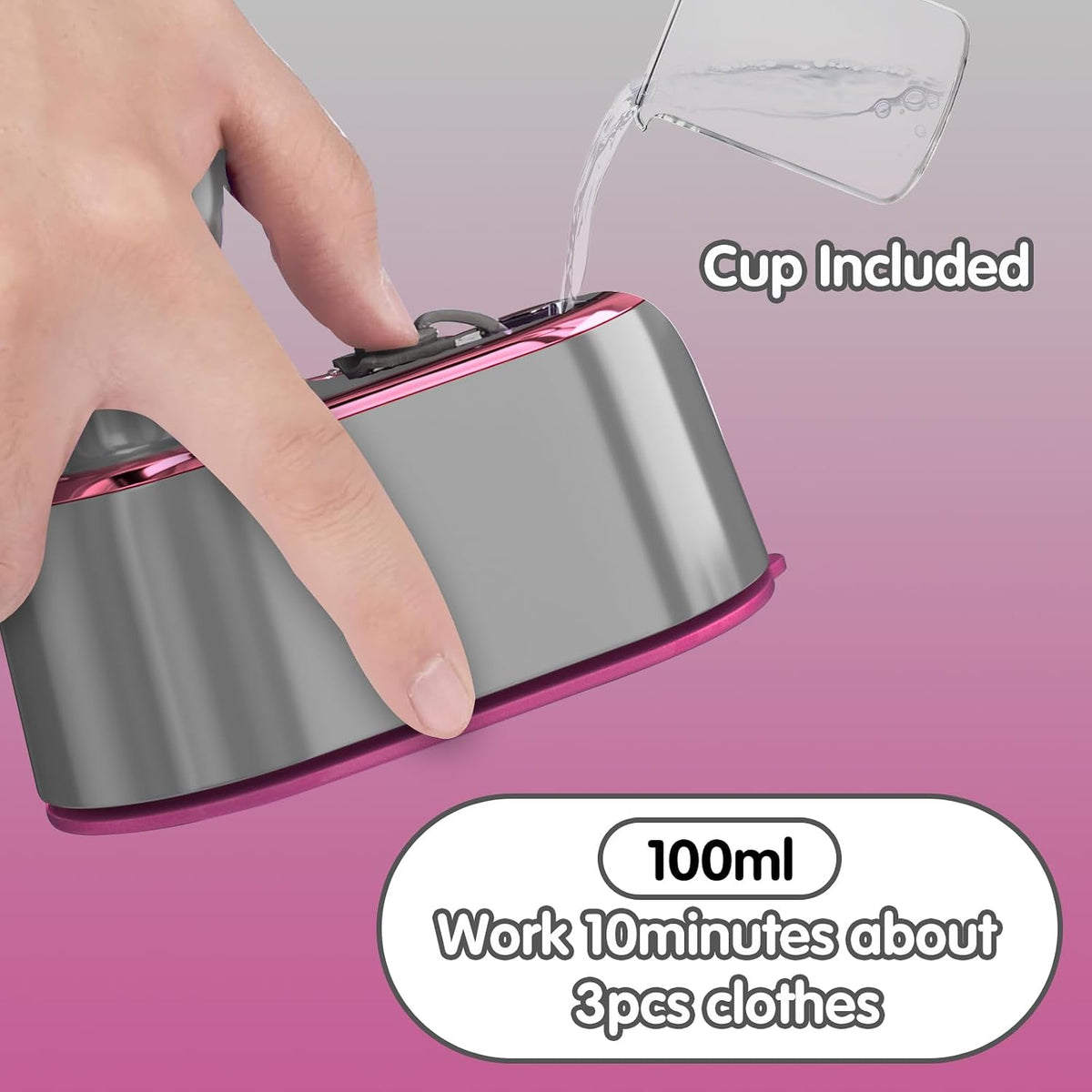 Velora Mini Steam Iron - 2-in-1 Travel Steamer & Iron